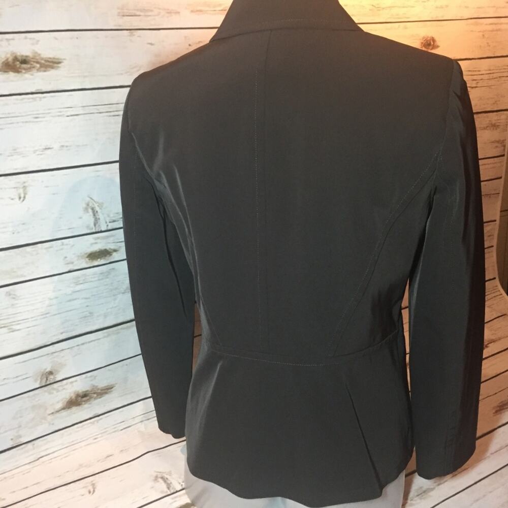 Doncaster Chocolate Brown Fitted Blazer Jacket Button Close Size 6 - Picture 4 of 8